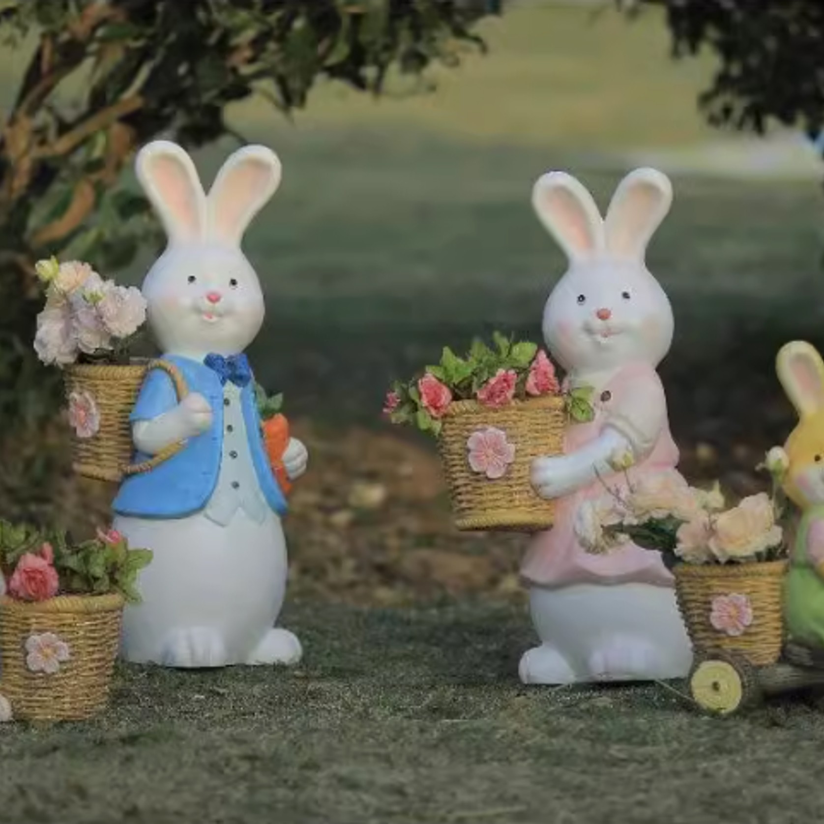 Rabbit Family Planters gallery detail image