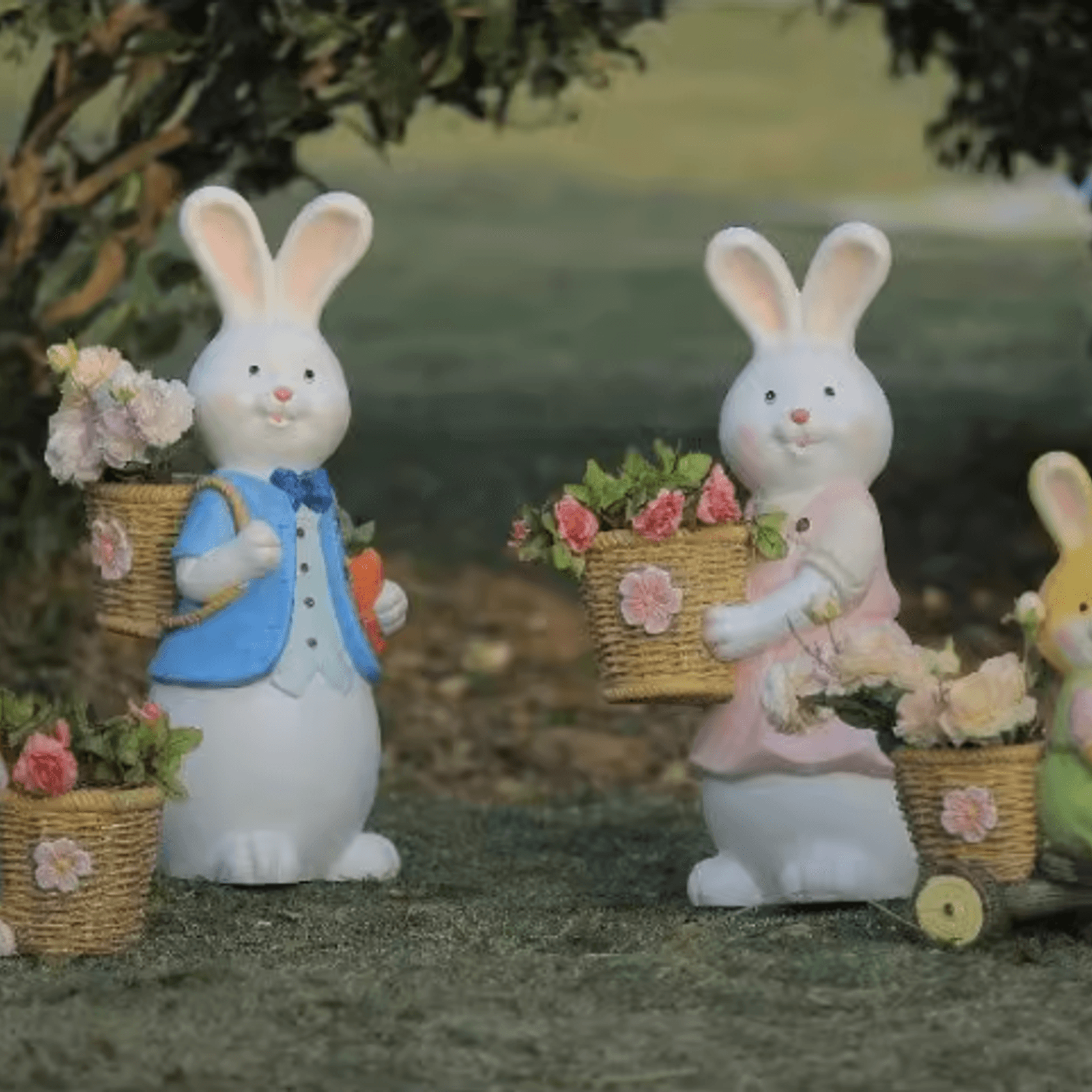 Rabbit Family Planters gallery detail image