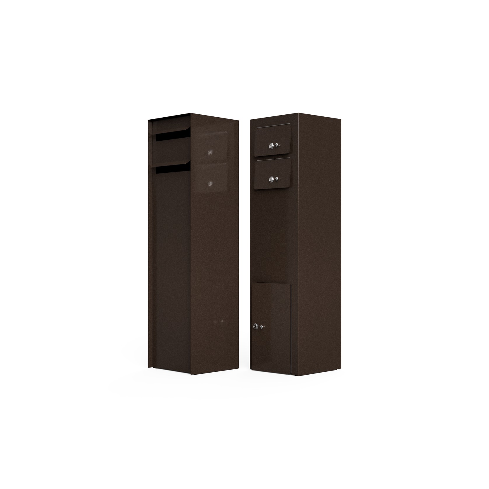 "SONI" Double Slot Tower Type Free Standing Letterbox gallery detail image