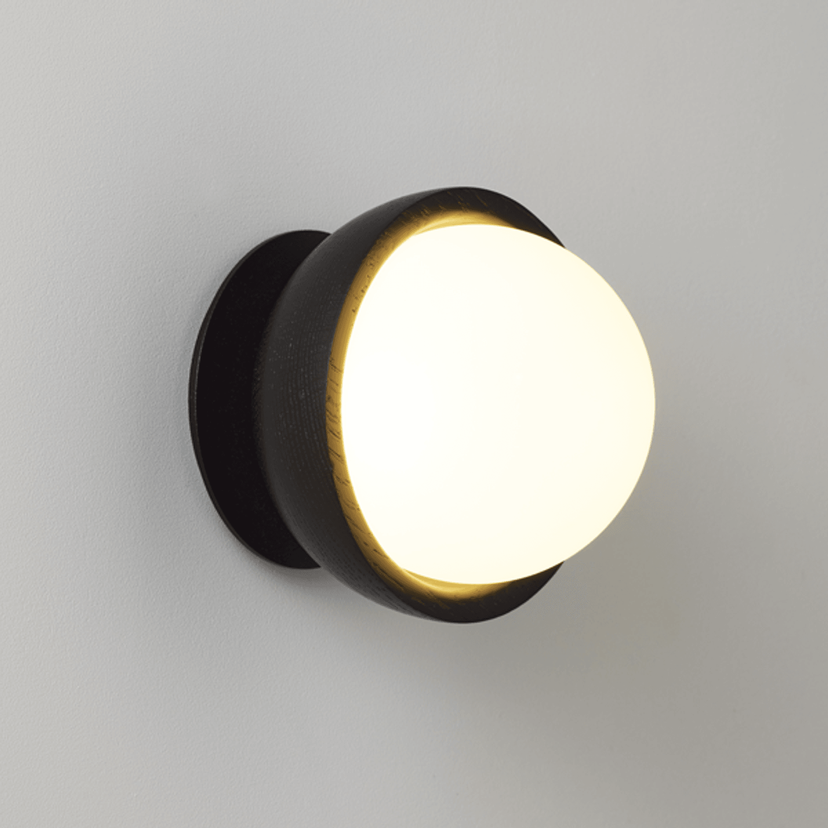 Button Sconce | Black gallery detail image