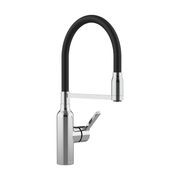 Bex All Pressure Pull Down Sink Mixer Chrome / Black gallery detail image