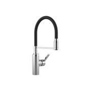 Bex All Pressure Pull Down Sink Mixer Chrome / Black gallery detail image