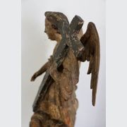 An Antique Reliquary Wood Carving of St Micheal C.1680 gallery detail image