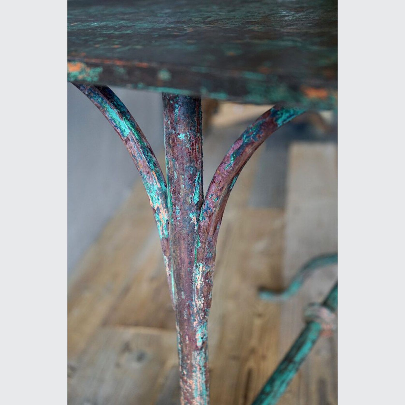 Italian Painted Metal Table gallery detail image