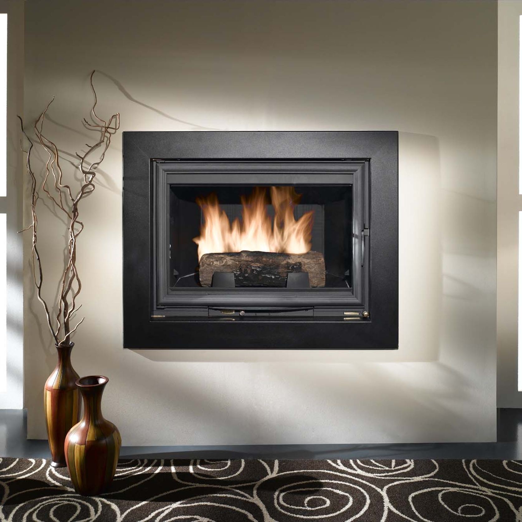 Cheminee Chazelles C800R Radiant Wood Fireplace gallery detail image