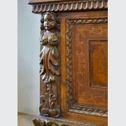 Italian 17th Century Blond Walnut Cassone Chest gallery detail image