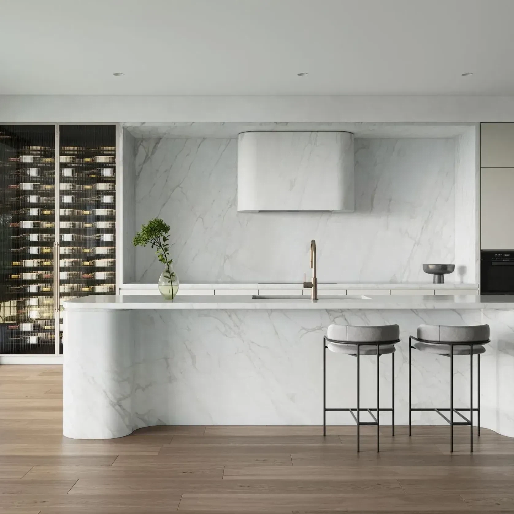 Calacatta Ango Marble Benchtop gallery detail image