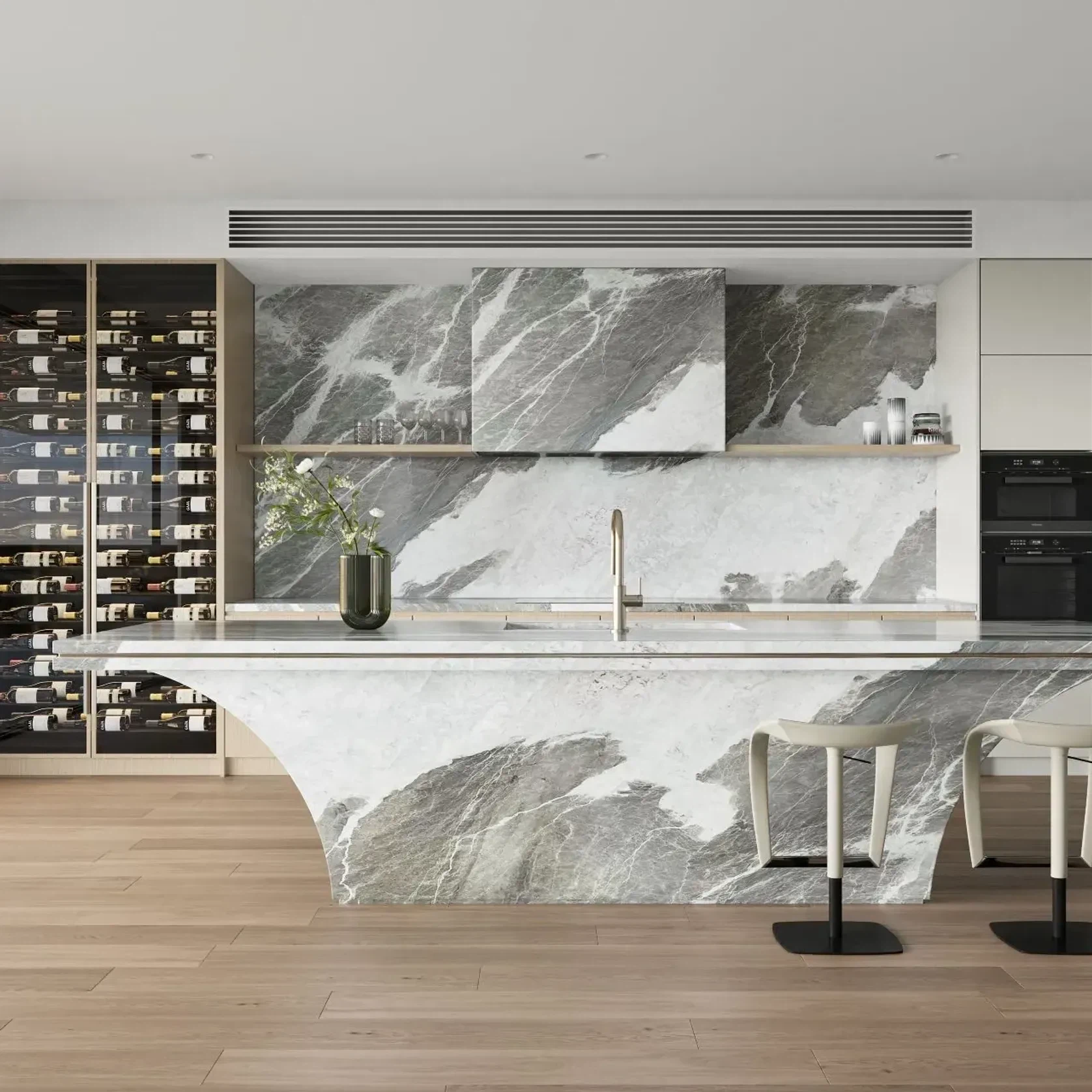 Caleum Marble Benchtop gallery detail image