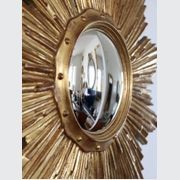 Mid Century Gilt Wood "Soleil" Mirror gallery detail image