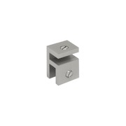 Buddy Shower Glass Bracket Brushed Nickel gallery detail image