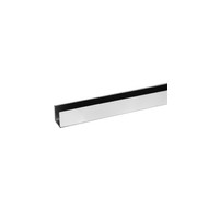 Buddy 18 x 18mm Shower Glass Channel Chrome gallery detail image