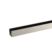 Buddy 18 x 18mm Shower Glass Channel Brushed Nickel gallery detail image
