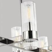 Geneva 10 Light Linear Chandelier gallery detail image