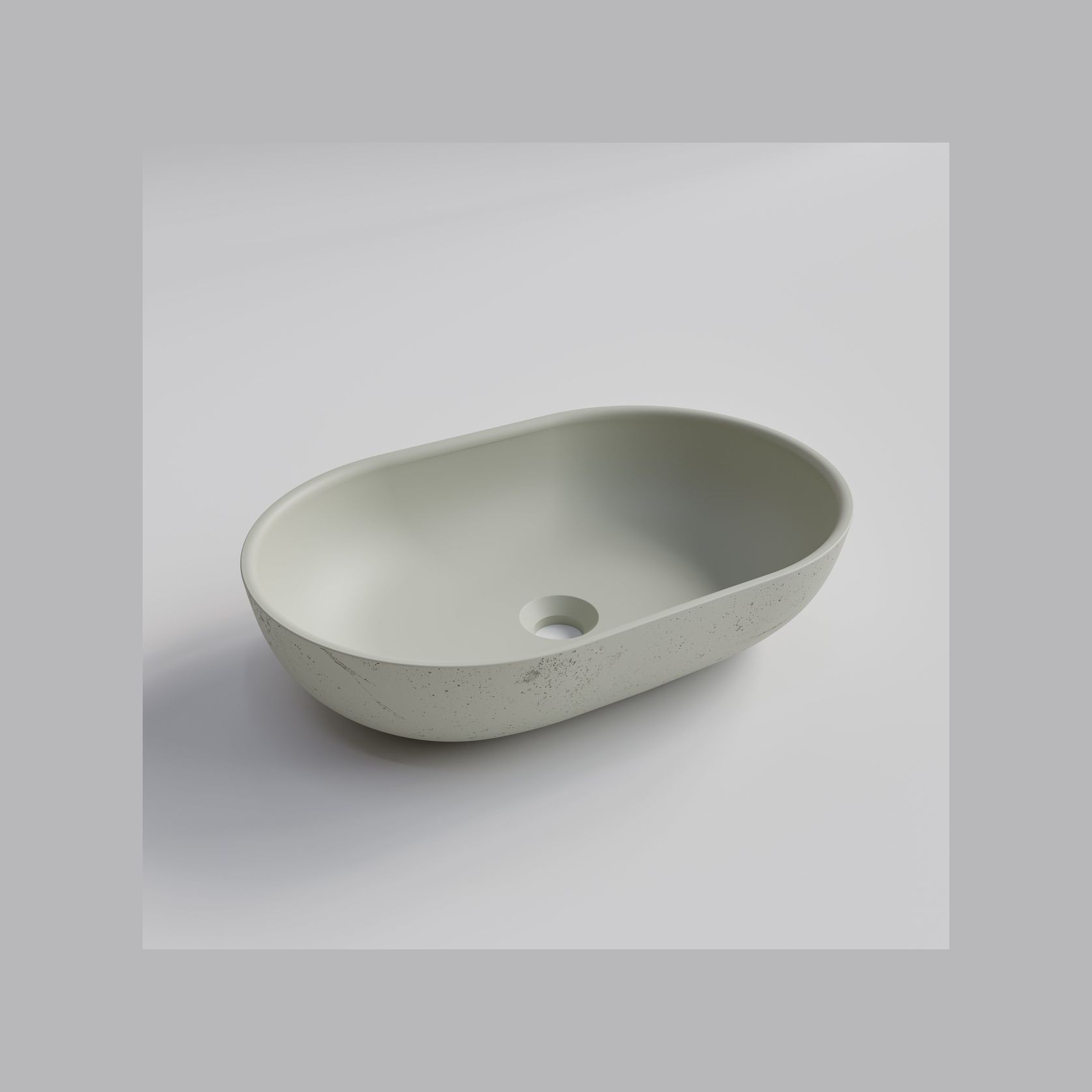 Cove 530 Oval Concrete Basin gallery detail image