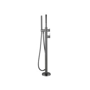 Mica Fluted Freestanding Bath Mixer with Hand Shower gallery detail image