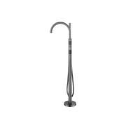 Mica Fluted Freestanding Bath Mixer with Hand Shower gallery detail image