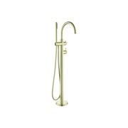 Mica Fluted Freestanding Bath Mixer with Hand Shower gallery detail image