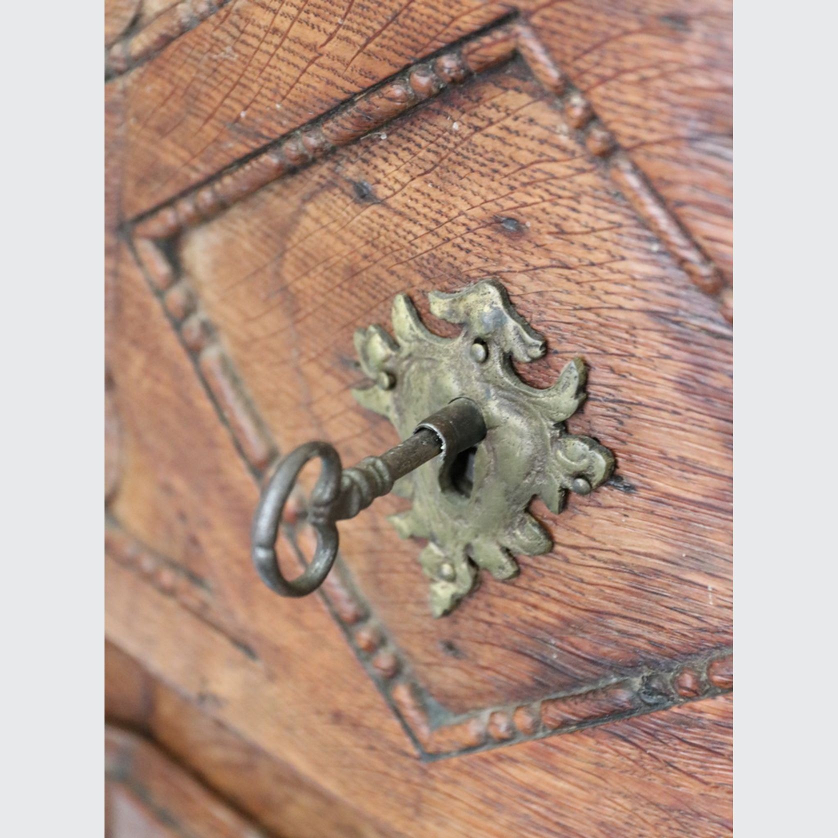 French 18th Century Oak Arbalete Commode gallery detail image