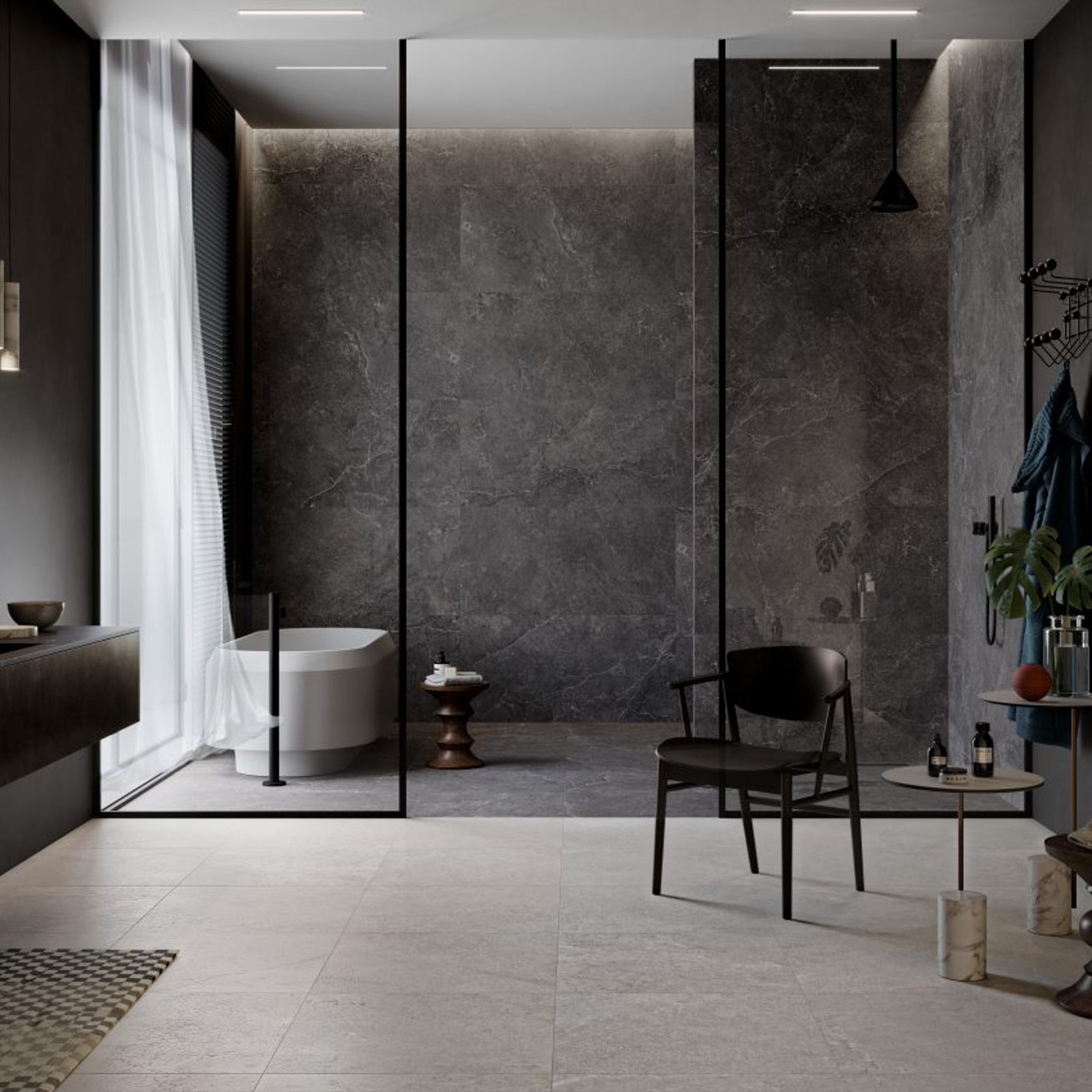 Lithos Carbon | Porcelain Tiles gallery detail image