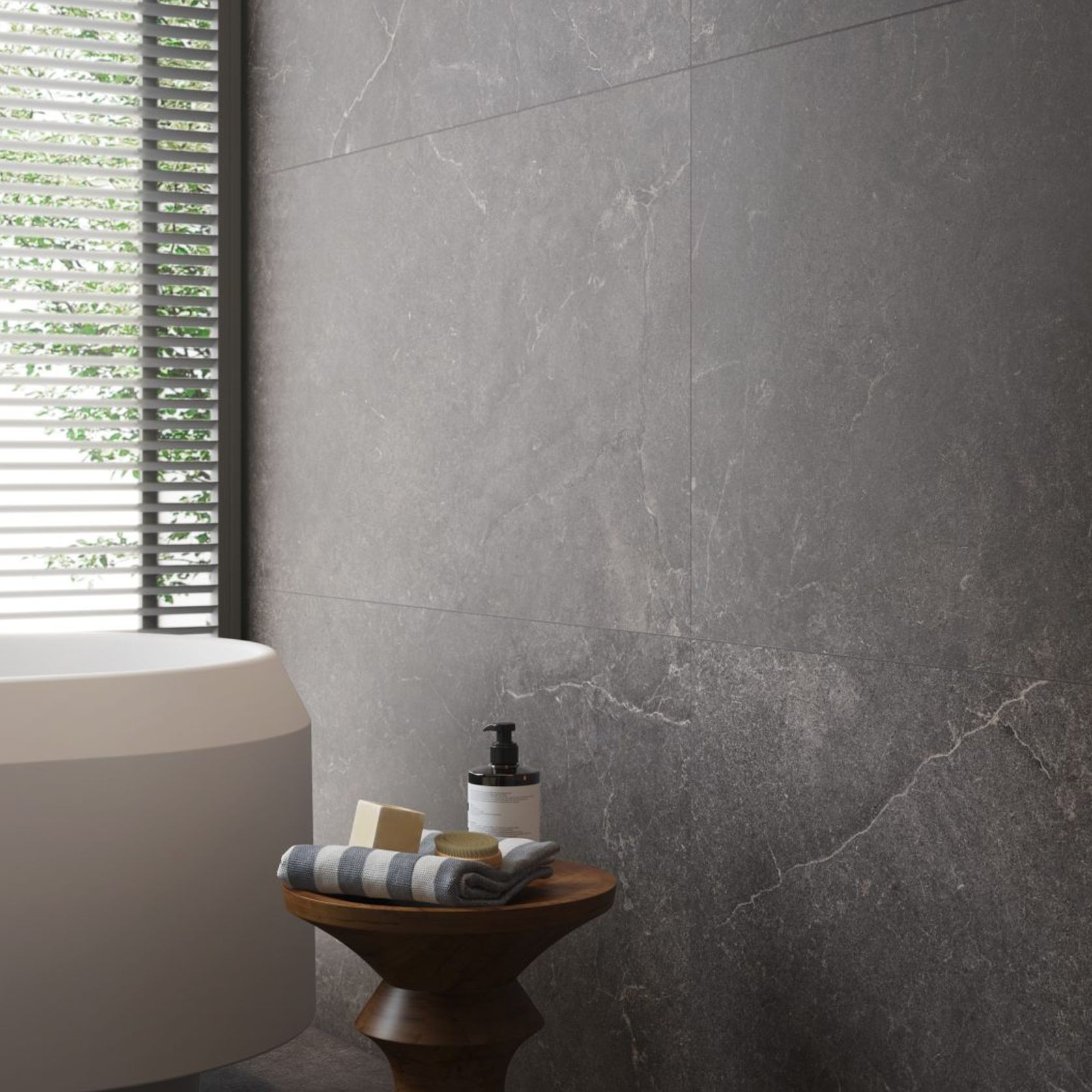 Lithos Carbon | Porcelain Tiles gallery detail image