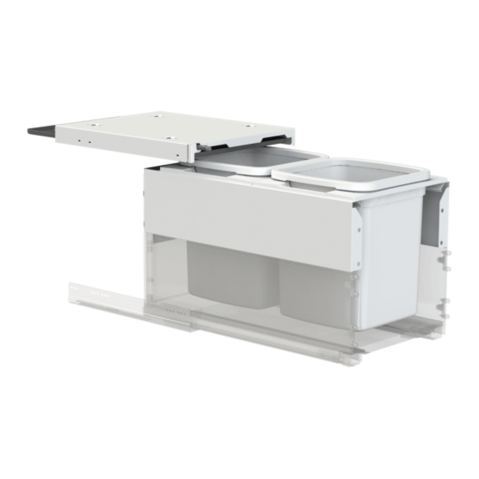 Concelo entro 2x13L for Blum LEGRABOX 350mm Silk White gallery detail image