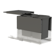 Concelo entro 2x16L for Blum MERIVOBOX 350mm Orion Grey gallery detail image