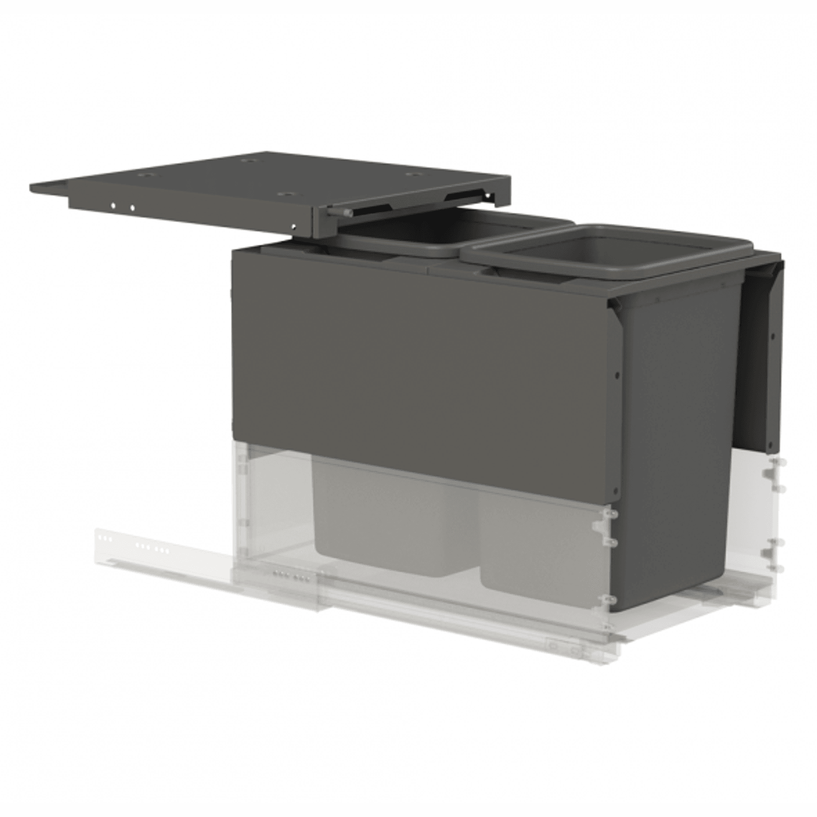 Concelo entro 2x20L for Blum LEGRABOX 400mm Orion Grey gallery detail image