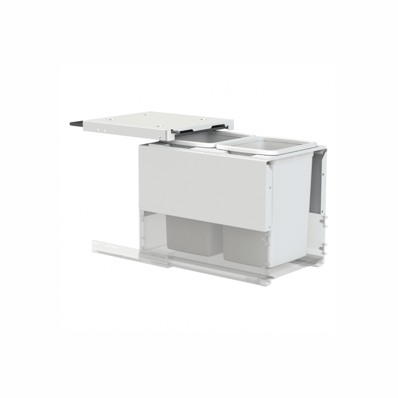 Concelo entro 2x20L for Blum LEGRABOX 400mm Silk White gallery detail image