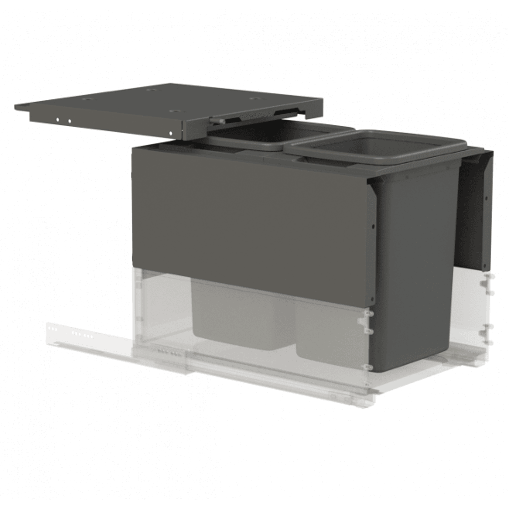 Concelo entro 2x20L for Blum LEGRABOX 450mm Orion Grey gallery detail image