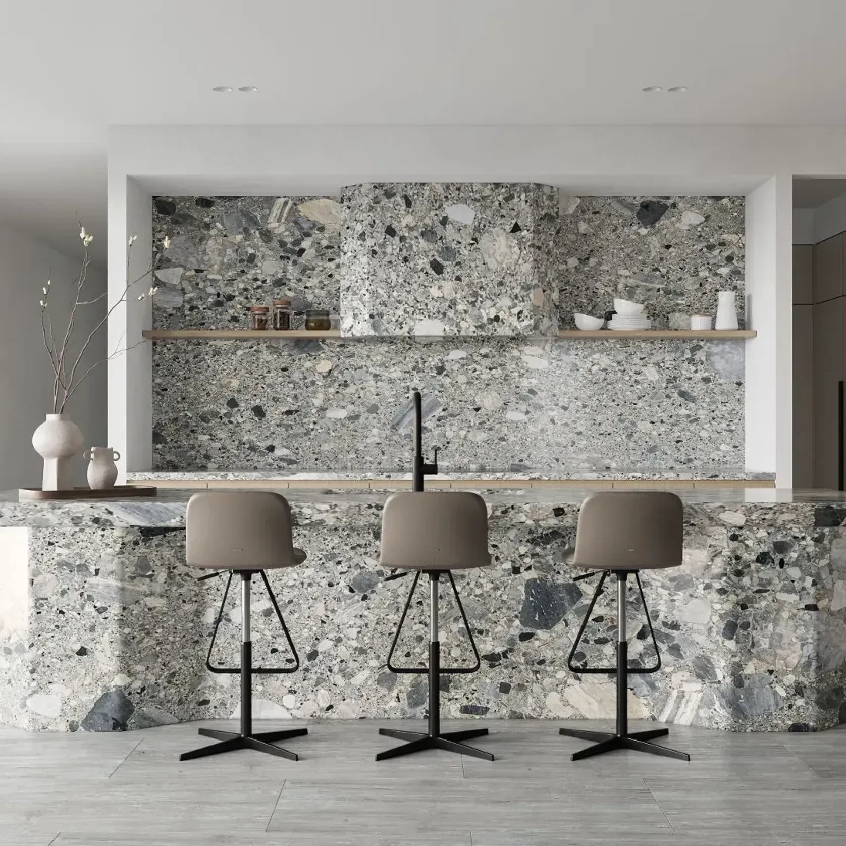 Ceppo Limestone Benchtop gallery detail image