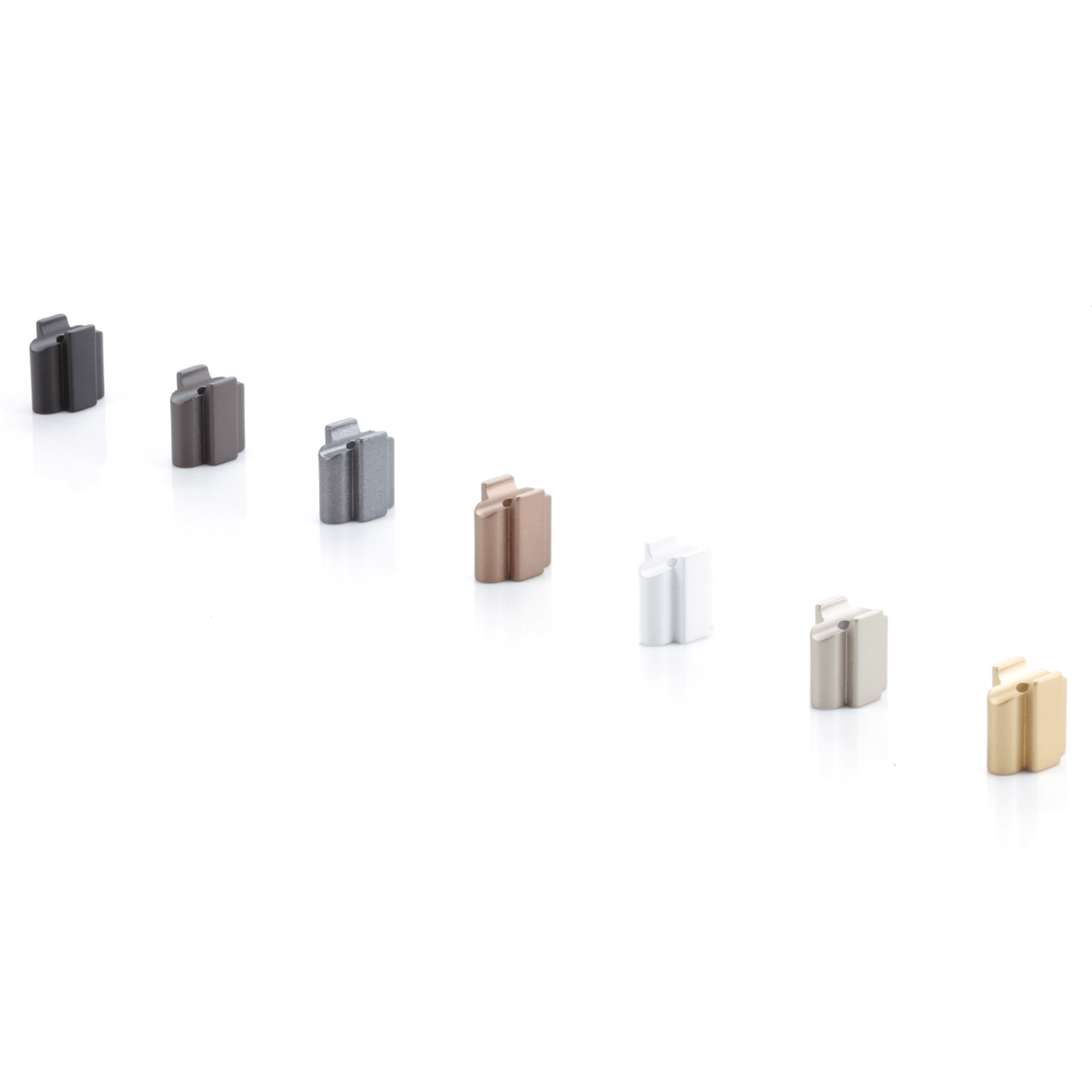 Arezzo Knurled Bar Handle - Double Fixing Post Only gallery detail image