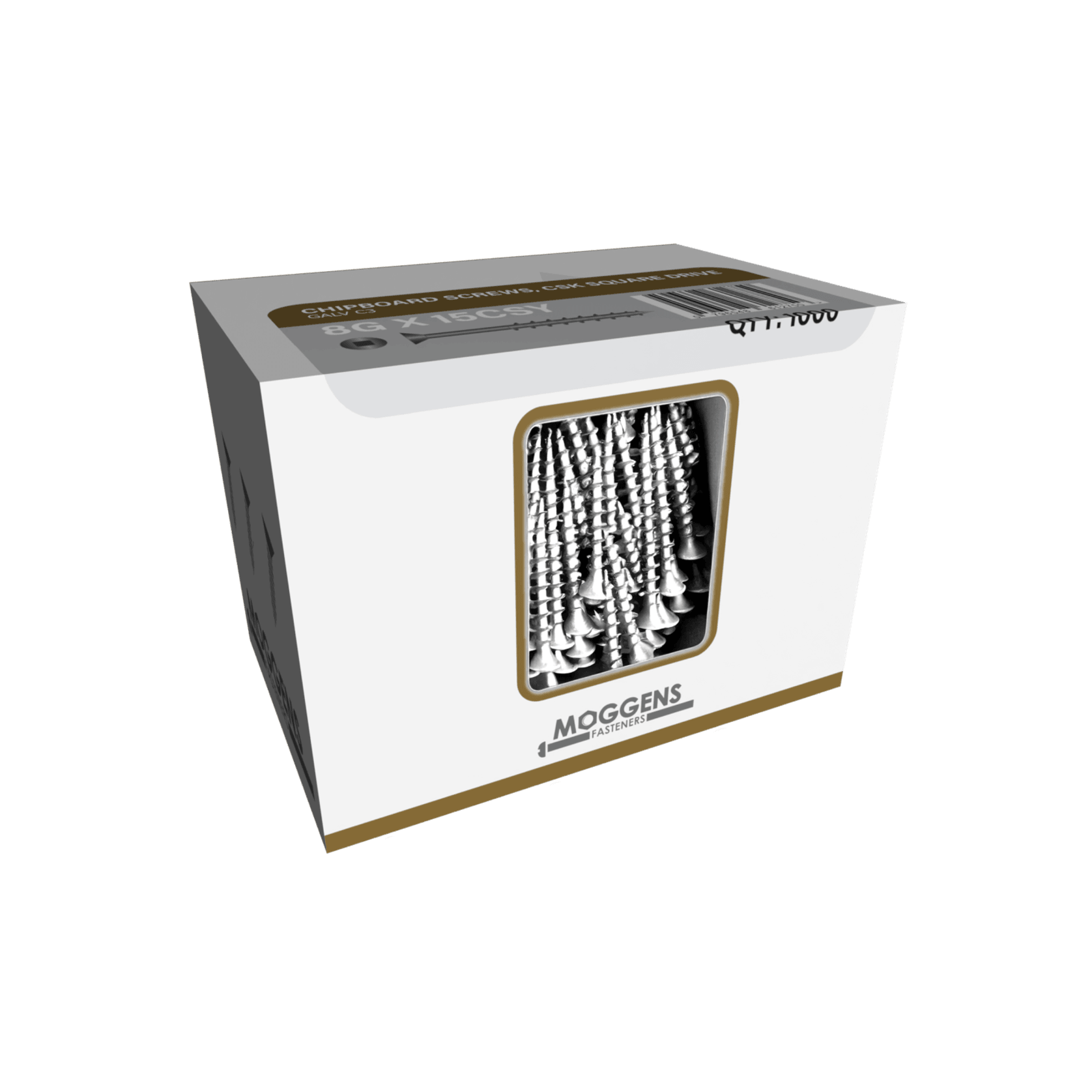 Chipboard Screws - Square Drive - SS304 gallery detail image