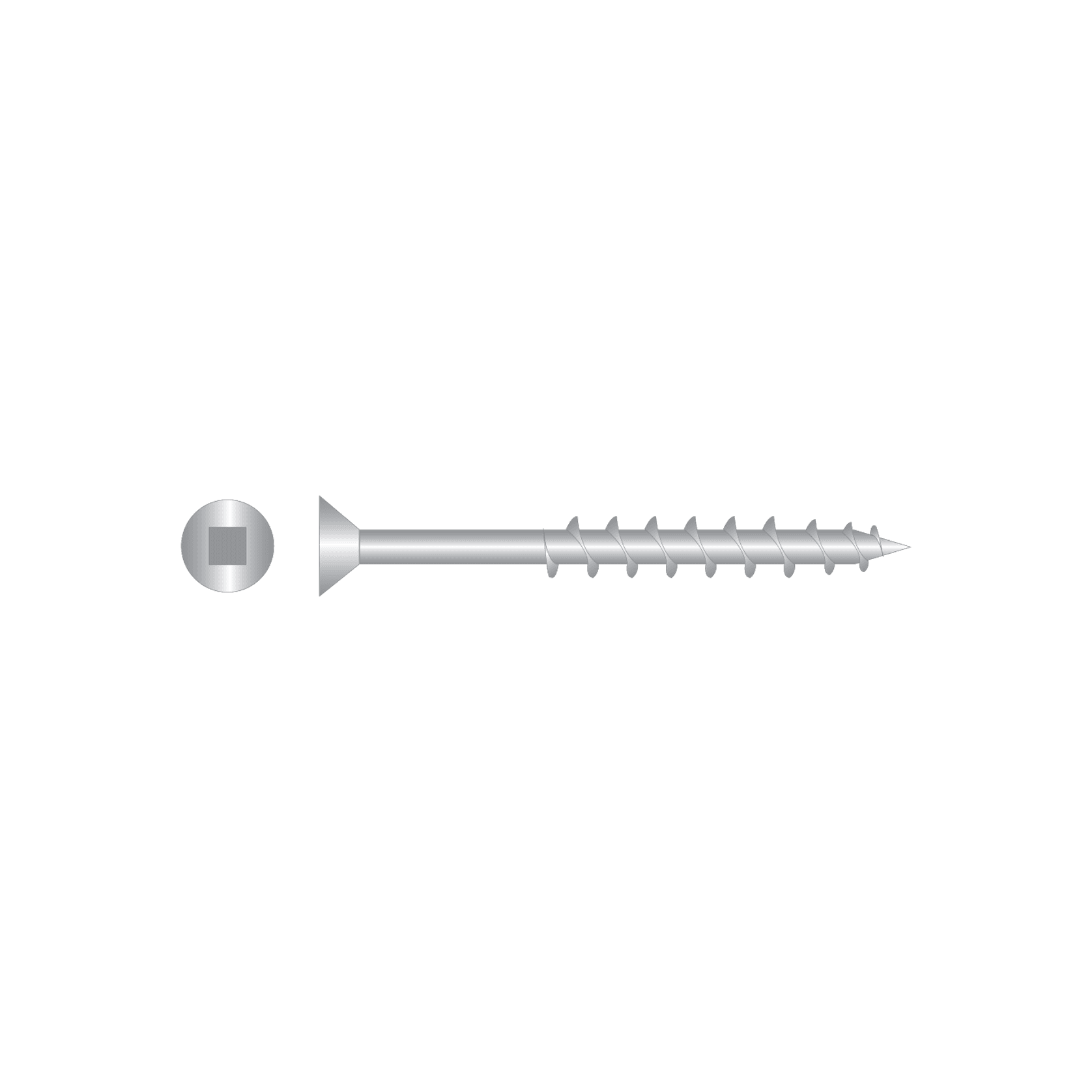 Chipboard Screws - Square Drive - SS304 gallery detail image