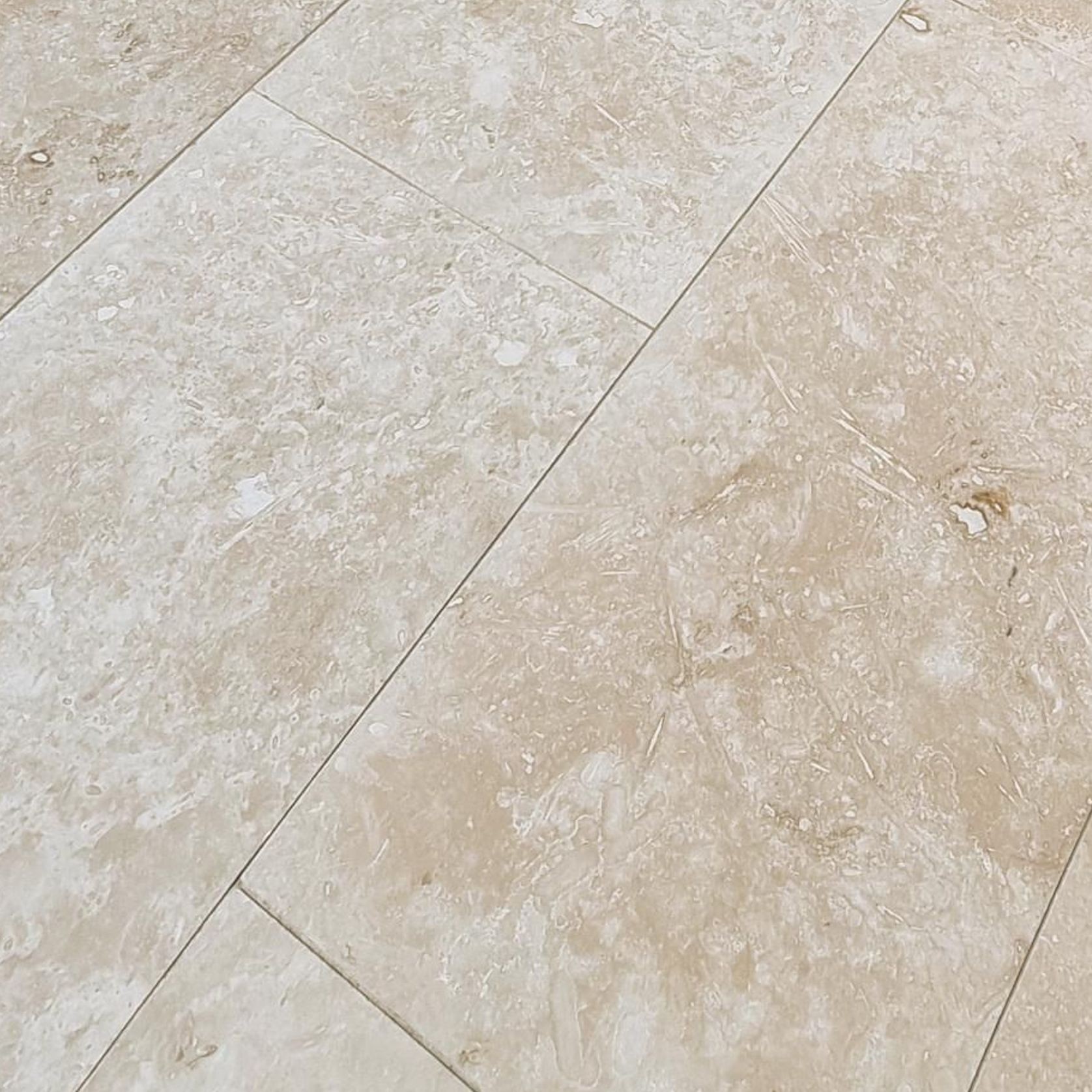 12mm Classic Linen Travertine Tiles - Honed & Filled gallery detail image