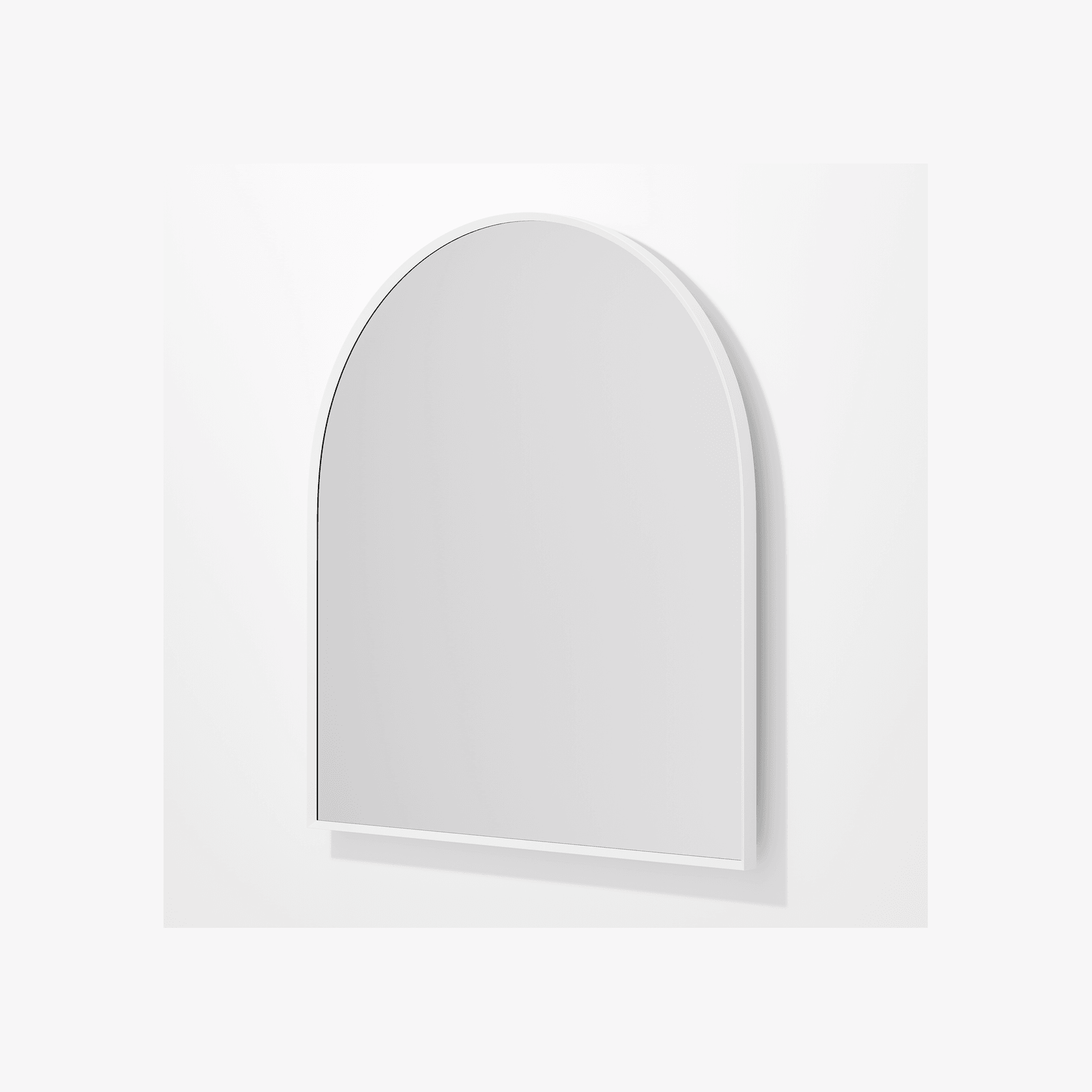 Code Aspect Arch Mirror | White gallery detail image