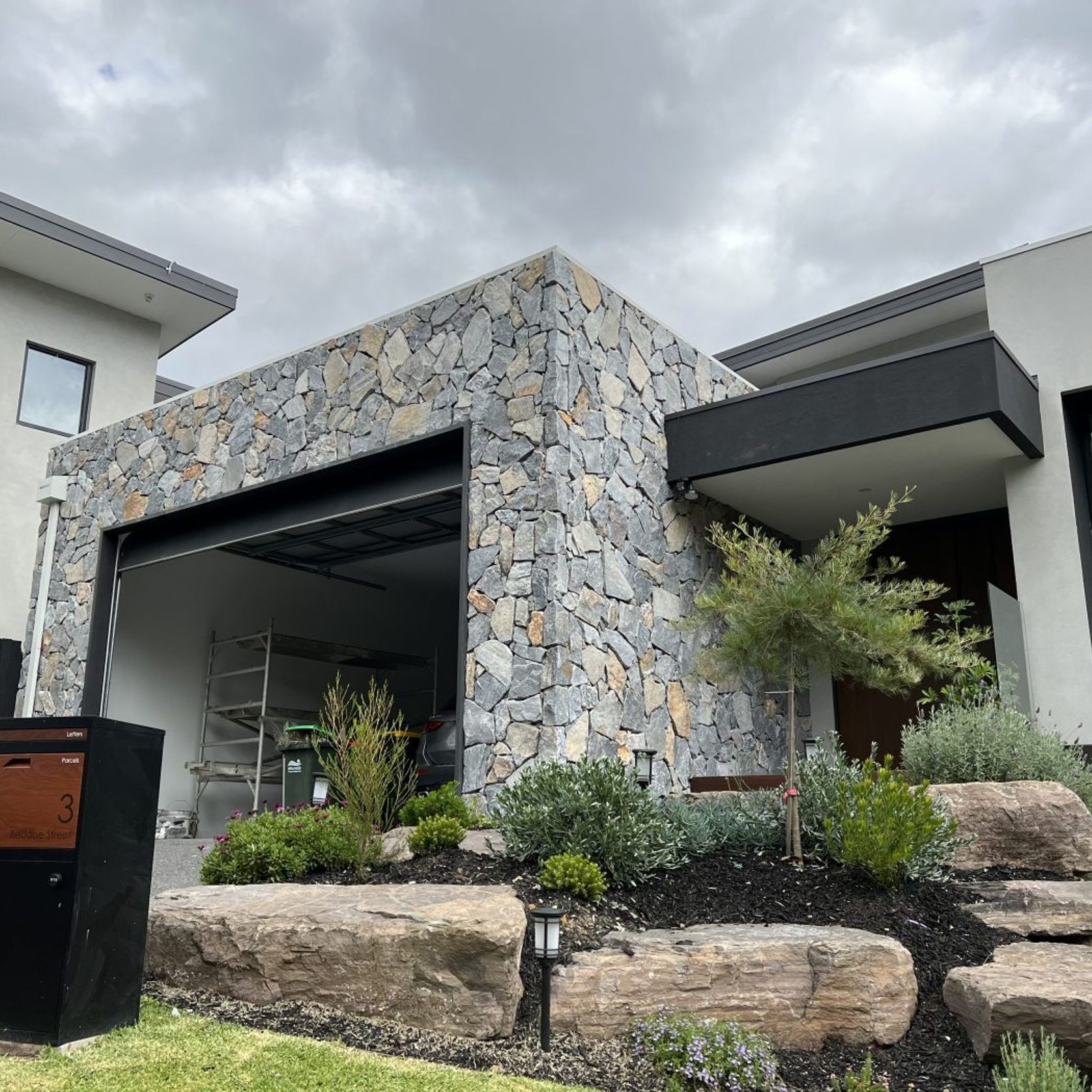 Cobalt Grey Stone Wall Cladding gallery detail image