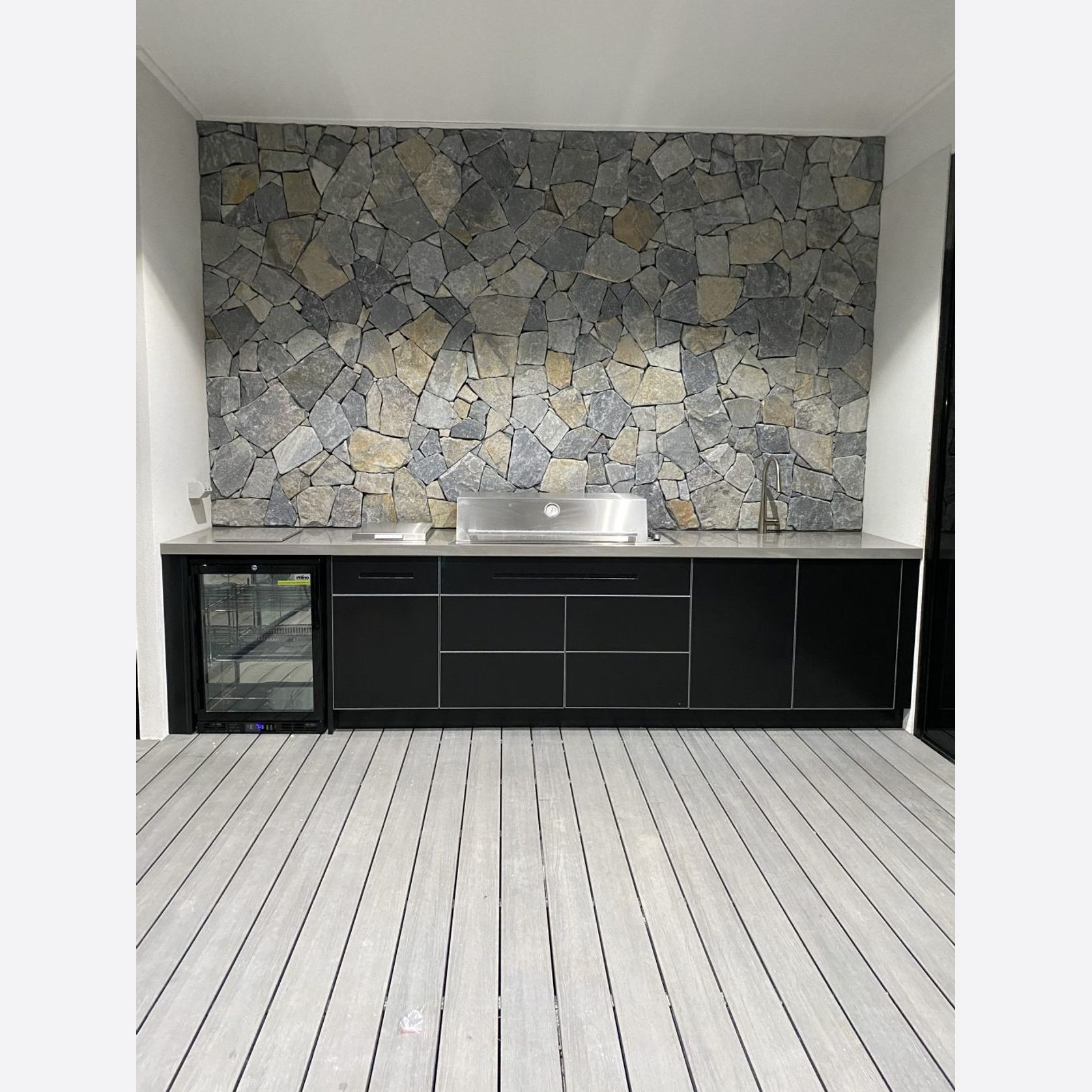 Cobalt Grey Stone Wall Cladding gallery detail image