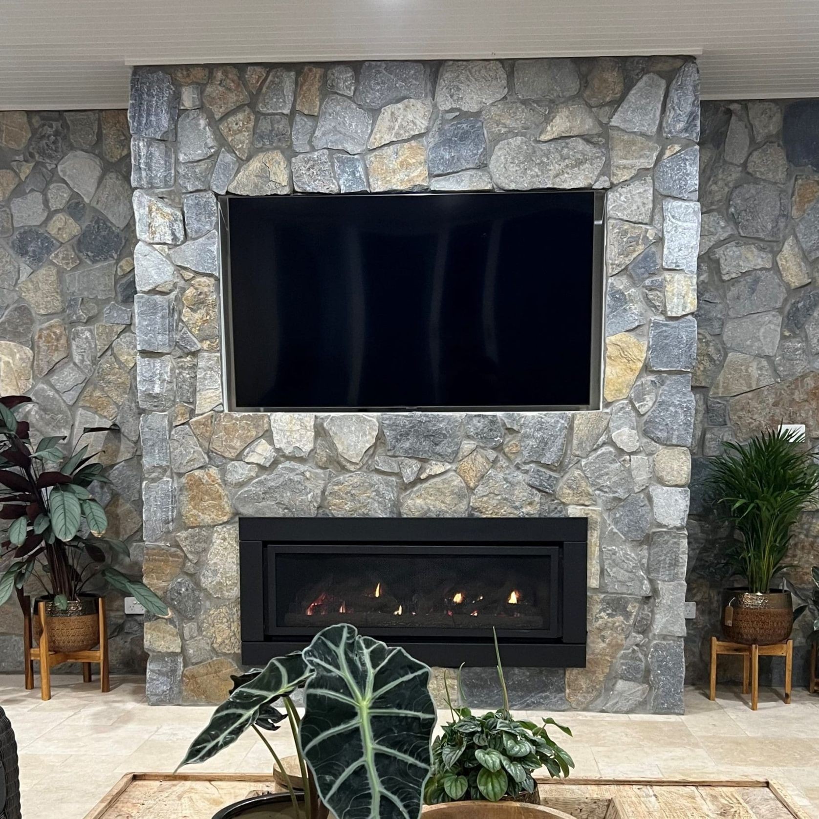 Cobalt Grey Stone Wall Cladding gallery detail image