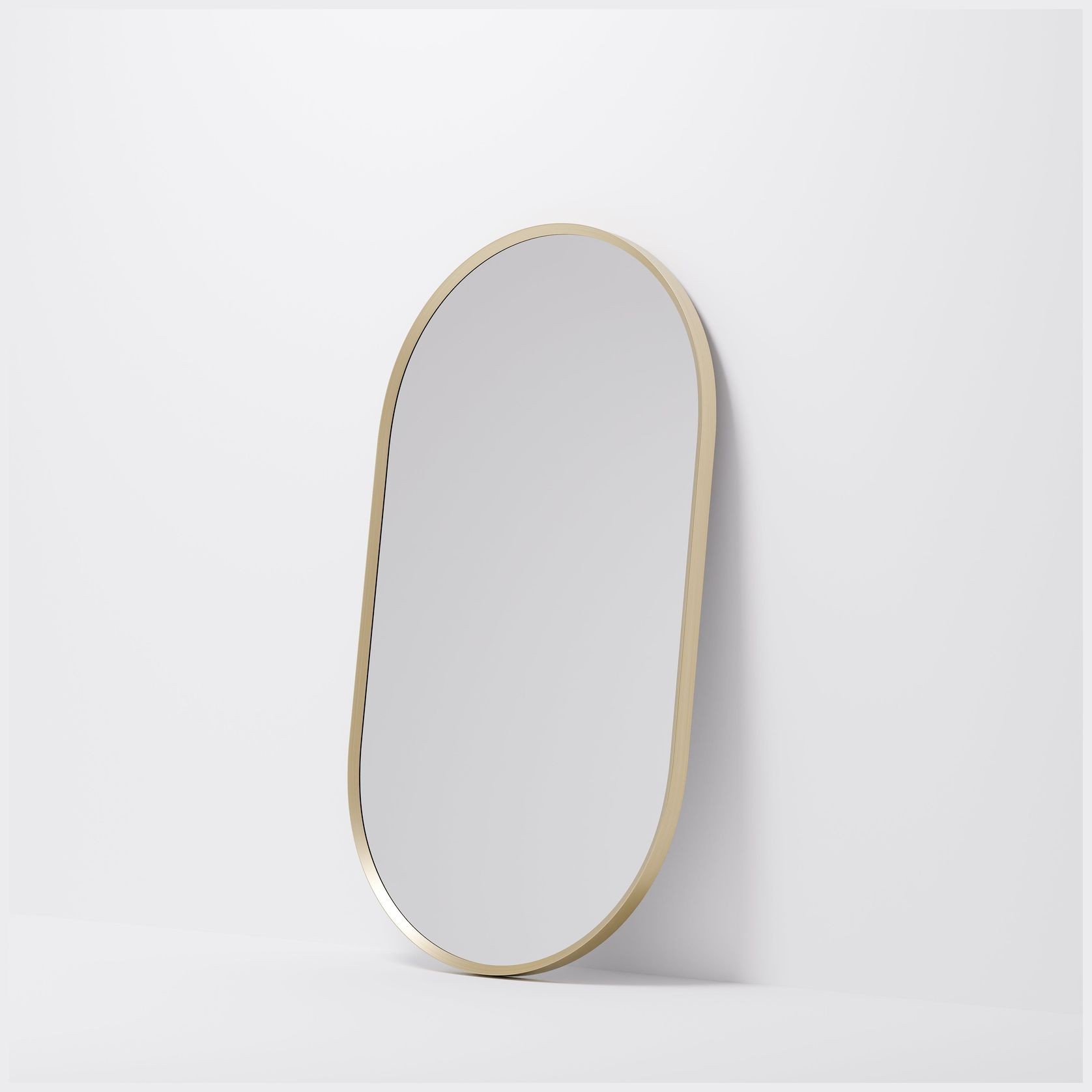 Aspect 500 Oval Framed Mirror gallery detail image