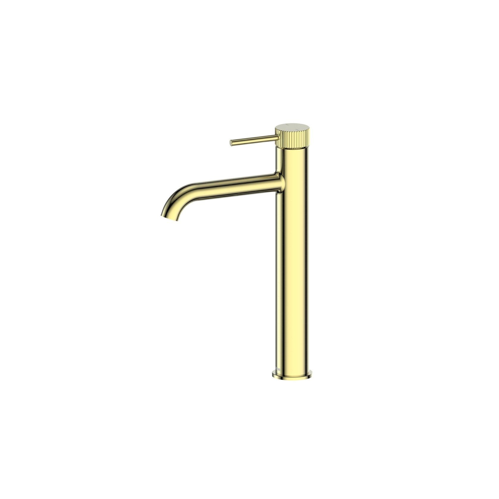 Nature Lineare Basin Mixer Tall | Textured Handle gallery detail image