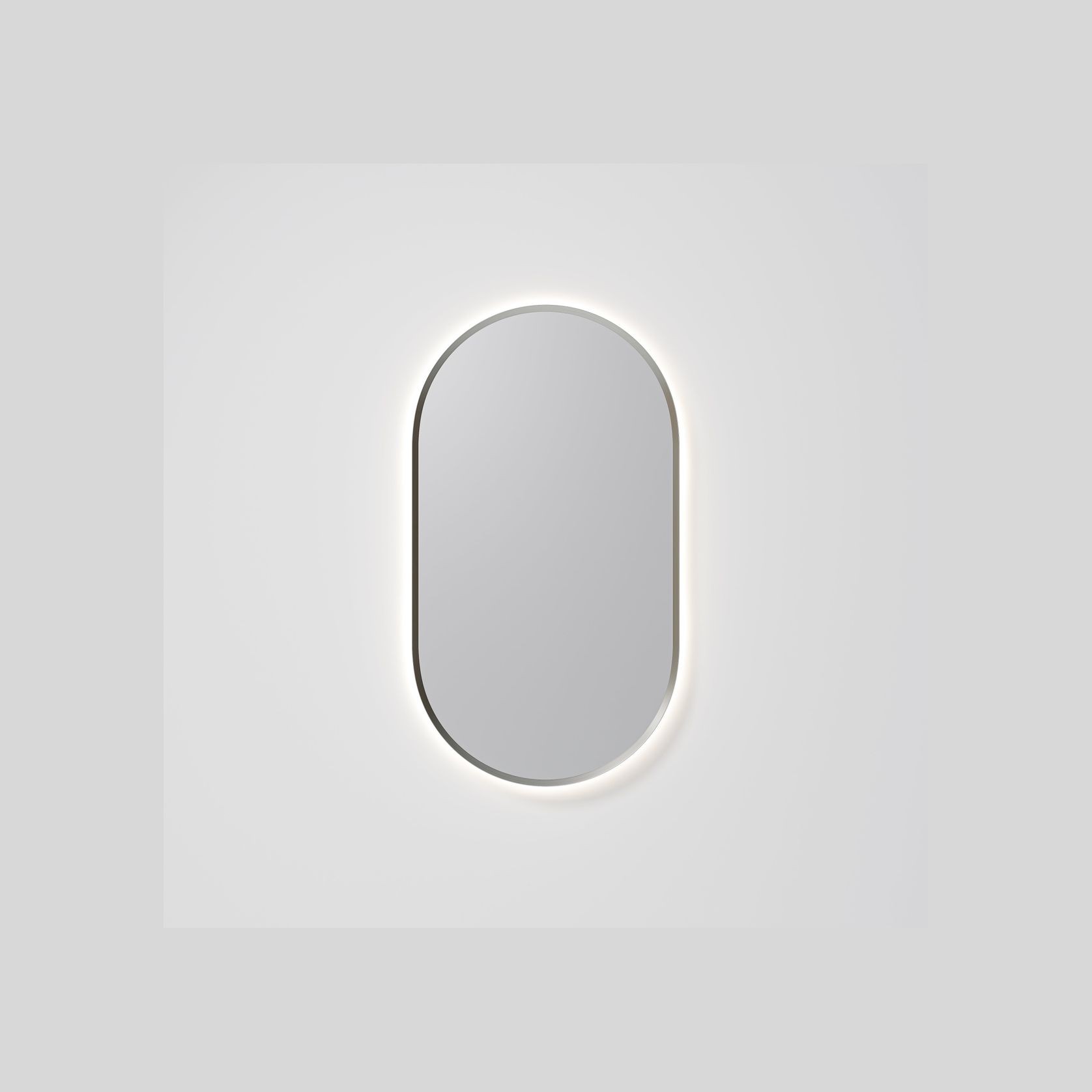 Aura Oval 500x1050 LED Mirror gallery detail image