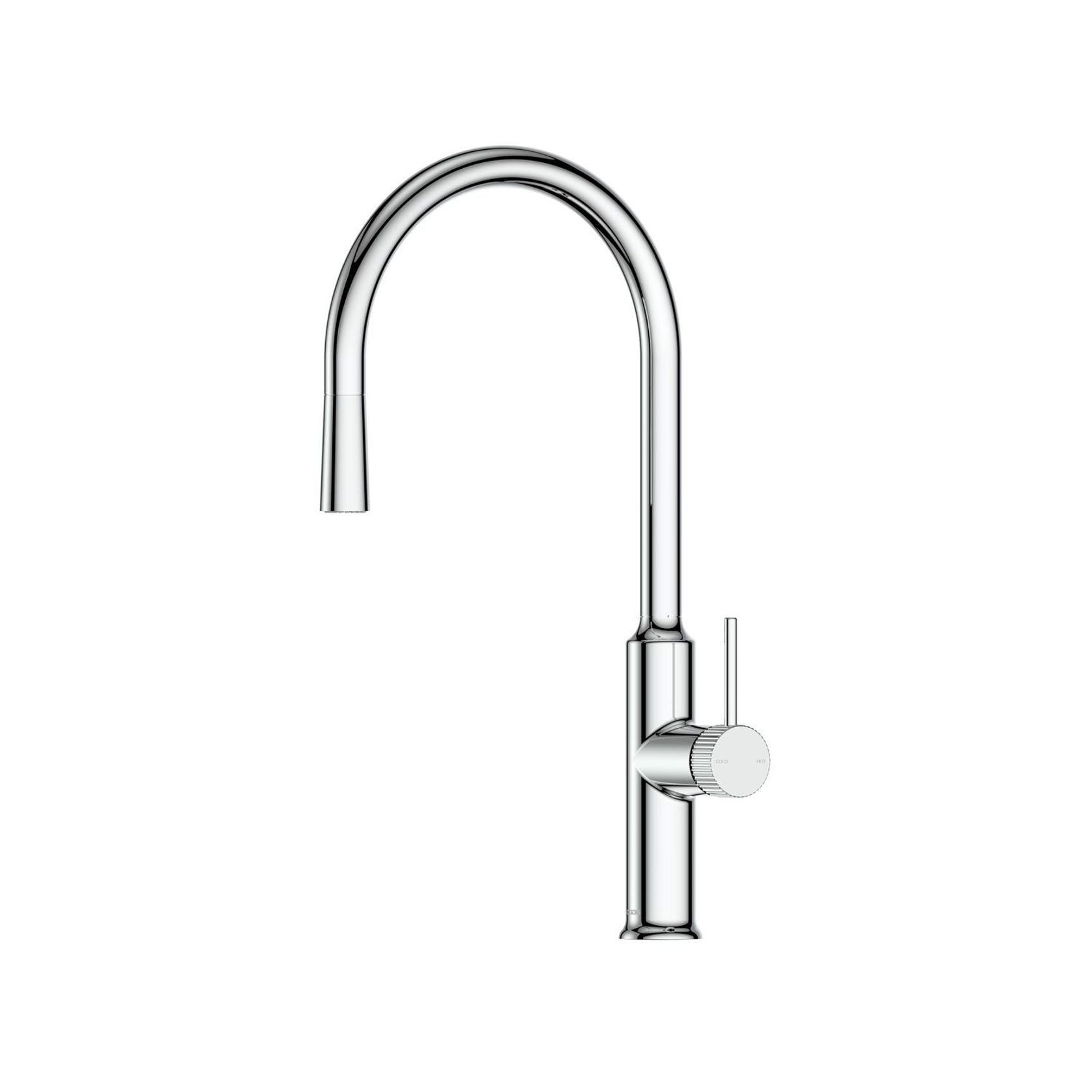 Nature Piper Pull Down Sink Mixer | Textured Handle gallery detail image