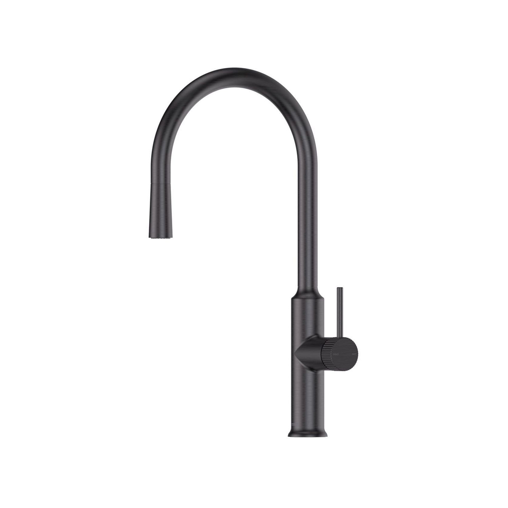 Nature Piper Pull Down Sink Mixer | Textured Handle gallery detail image