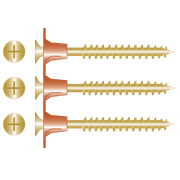 Collated Plasterboard Screws - Yellow Zinc gallery detail image