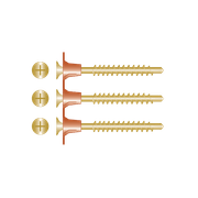 Collated Plasterboard Screws - Yellow Zinc gallery detail image