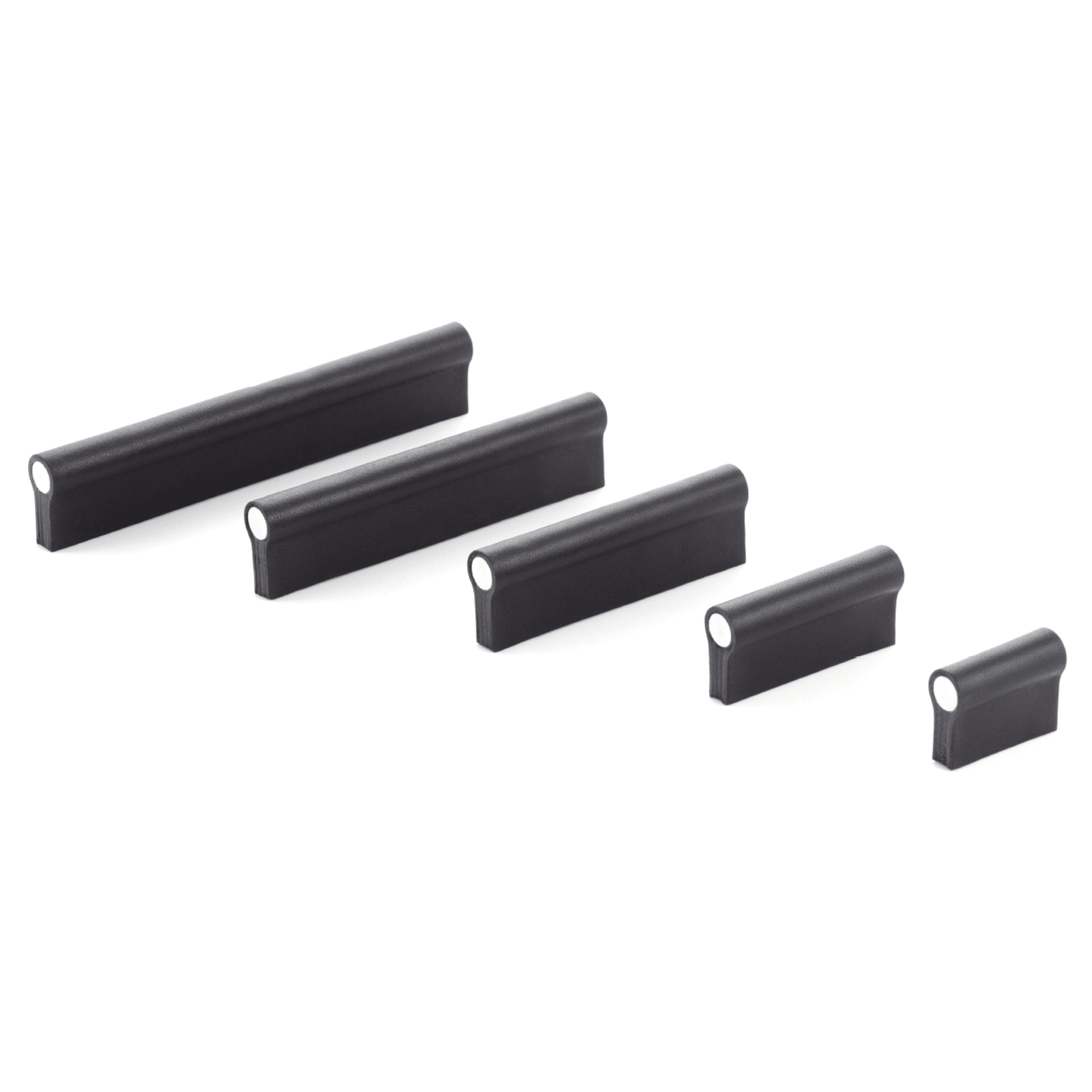 Premium Como Leather Pull - Black gallery detail image