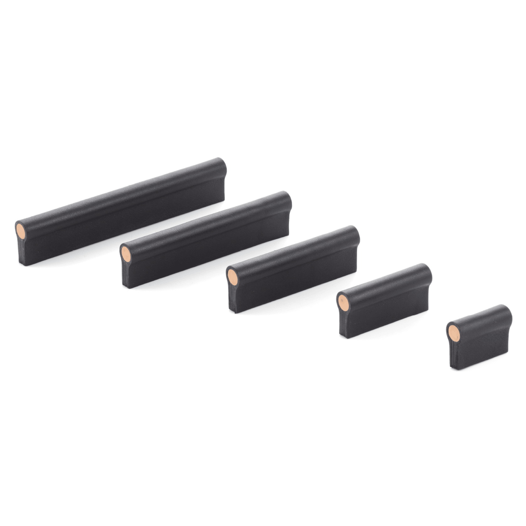 Premium Como Leather Pull - Black gallery detail image