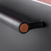 Premium Como Leather Pull - Black gallery detail image
