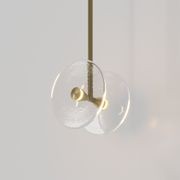 Coral Duo Rod Pendant - Clear gallery detail image