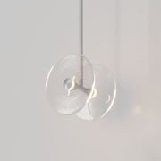 Coral Duo Rod Pendant - Clear gallery detail image